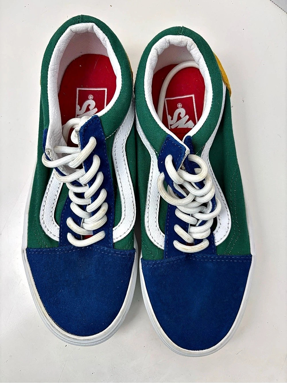Vans Old Shool Yacht Club Sneakers Blue & Green US 4.0 New